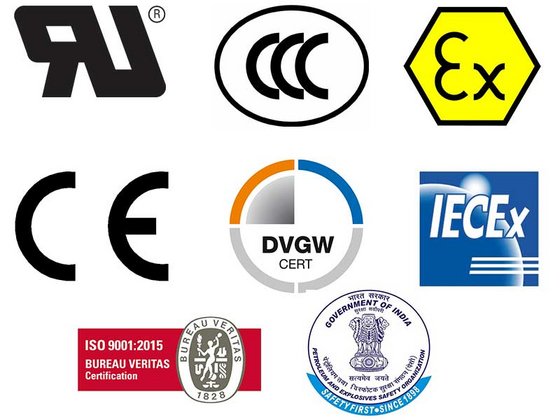 Logos der von ELMESS gehaltenen Zertifikate